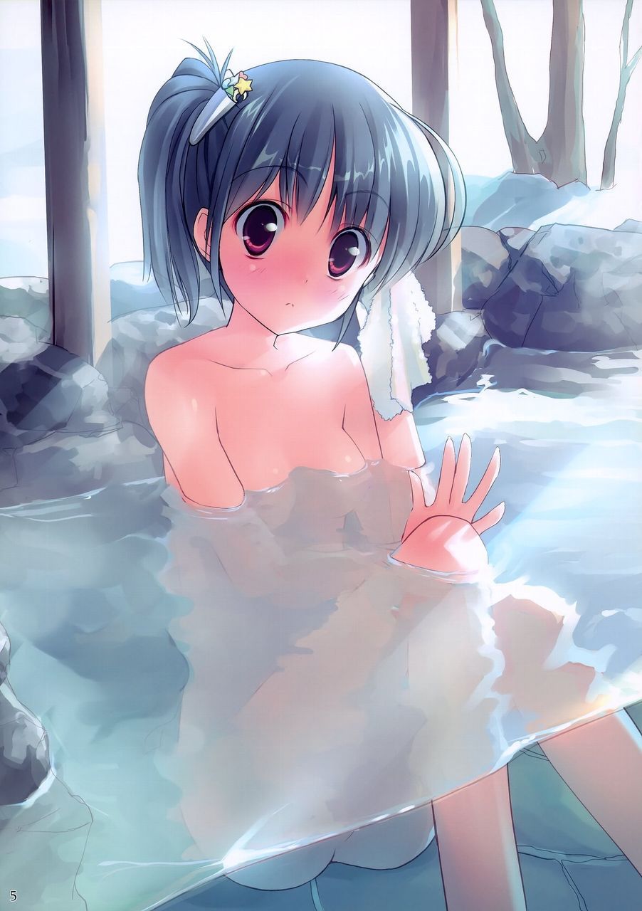 Erotic pictures of two-dimensional beautiful girl that is so hot in the bath and onsen. vol.327 12