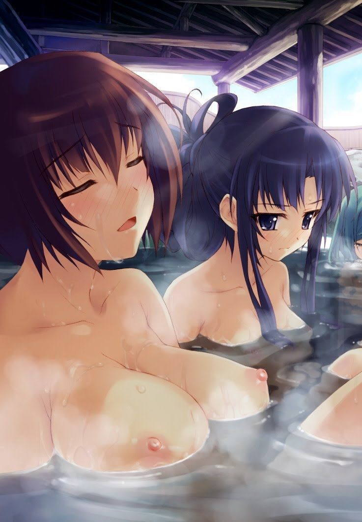 Erotic pictures of two-dimensional beautiful girl that is so hot in the bath and onsen. vol.327 13