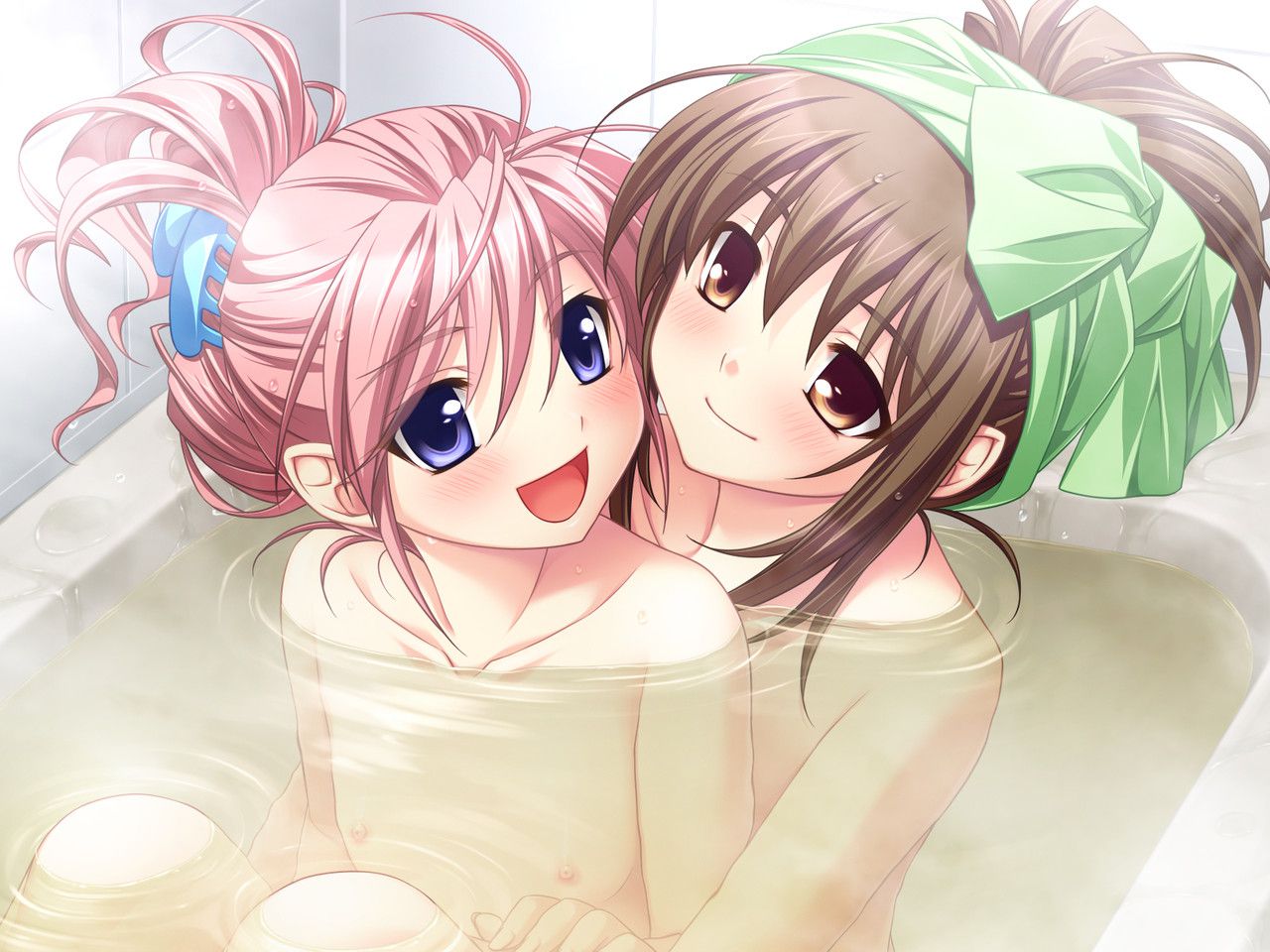 Erotic pictures of two-dimensional beautiful girl that is so hot in the bath and onsen. vol.327 49