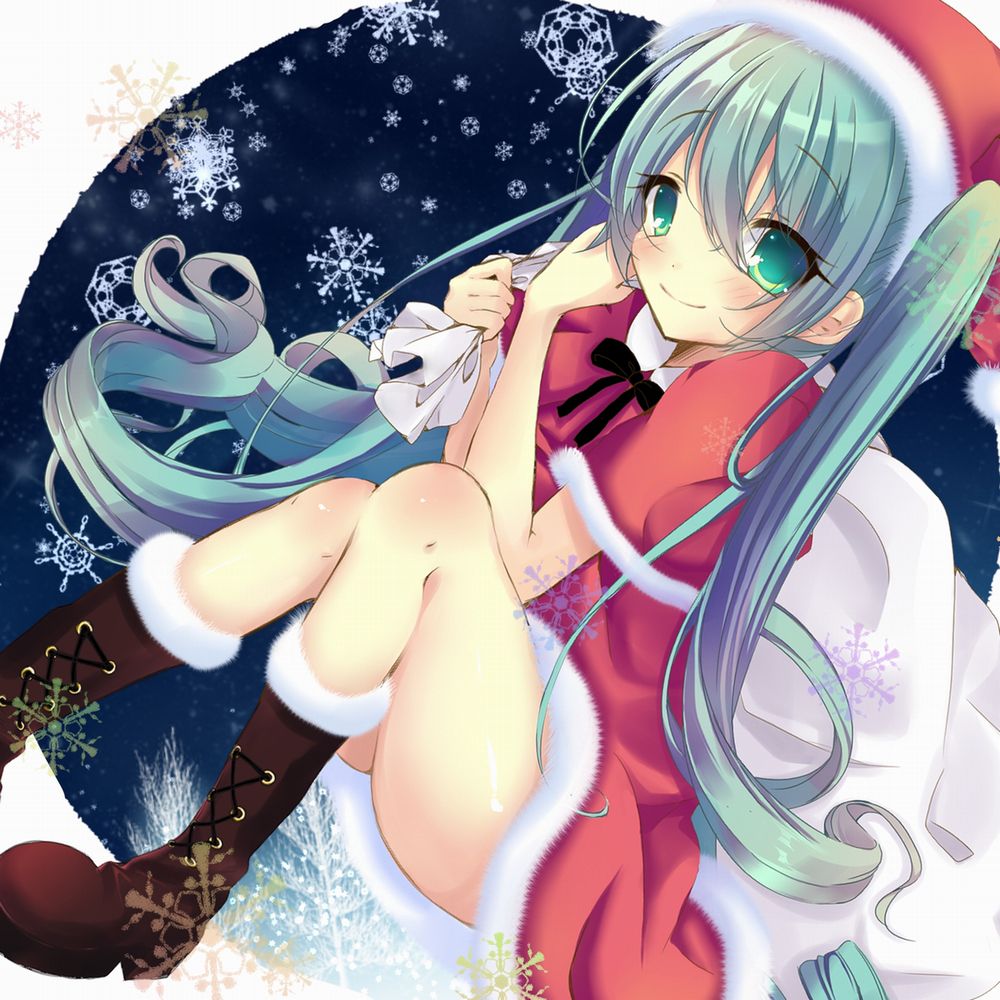 Photo collection of two-dimensional beautiful girl was Christmas cosplay. Vol.9 23