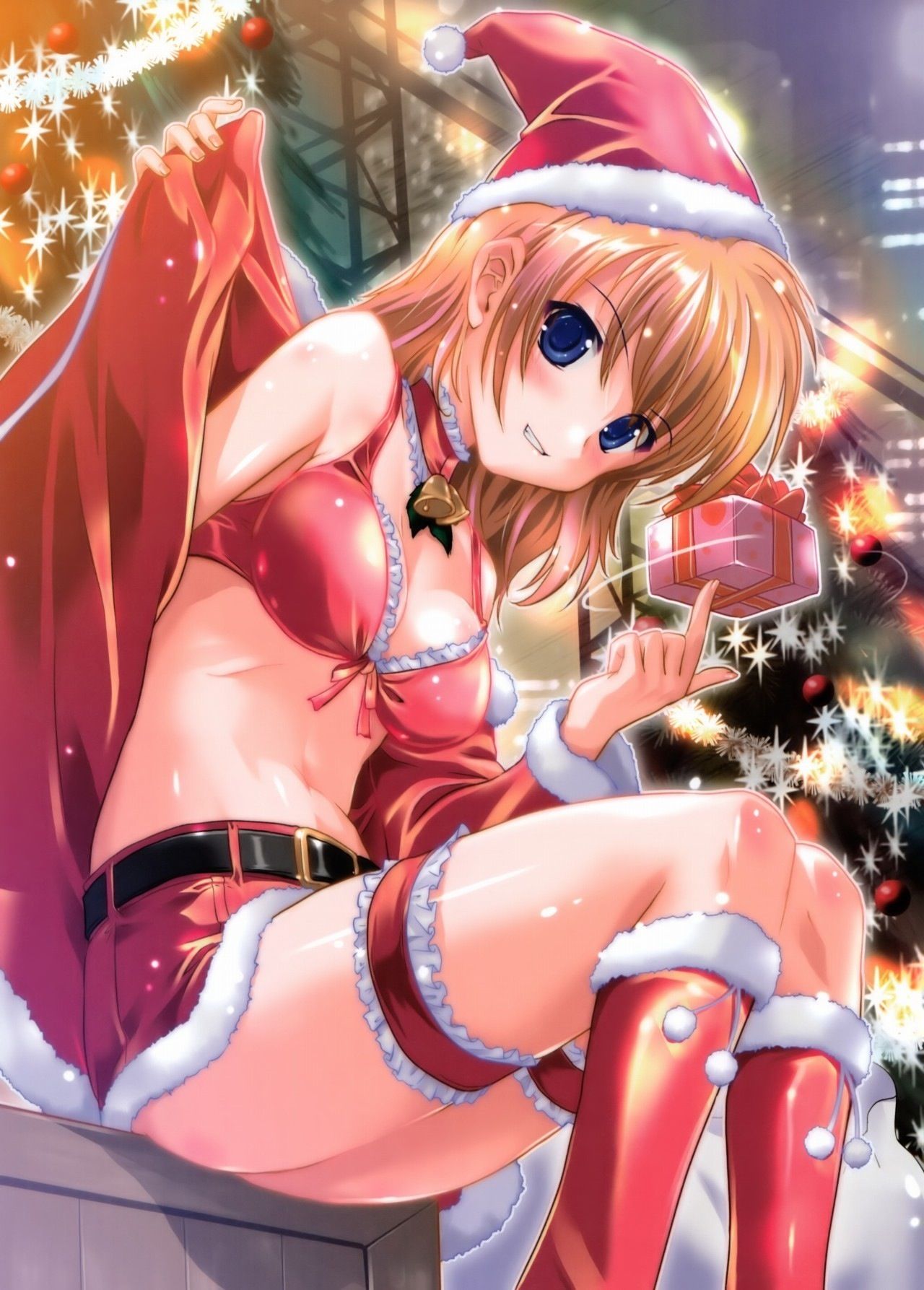 Photo collection of two-dimensional beautiful girl was Christmas cosplay. Vol.9 3