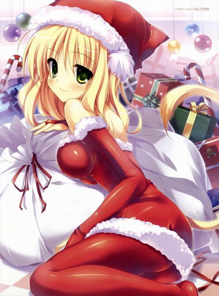 Photo collection of two-dimensional beautiful girl was Christmas cosplay. Vol.9 47