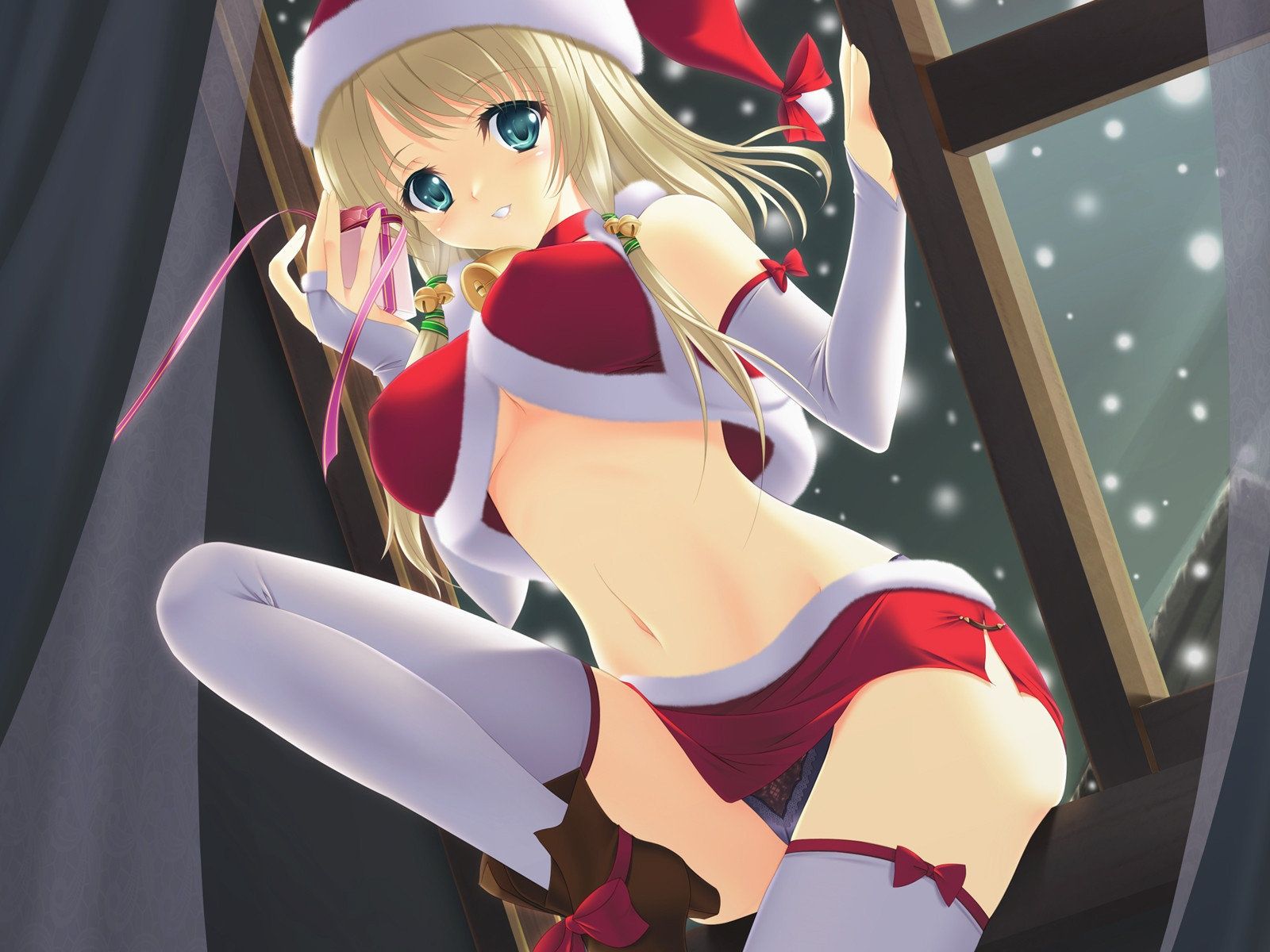 Photo collection of two-dimensional beautiful girl was Christmas cosplay. Vol.9 6