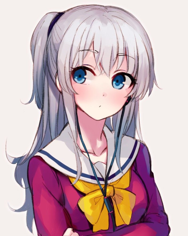 I can see the lewd charm of the silver hair. 16