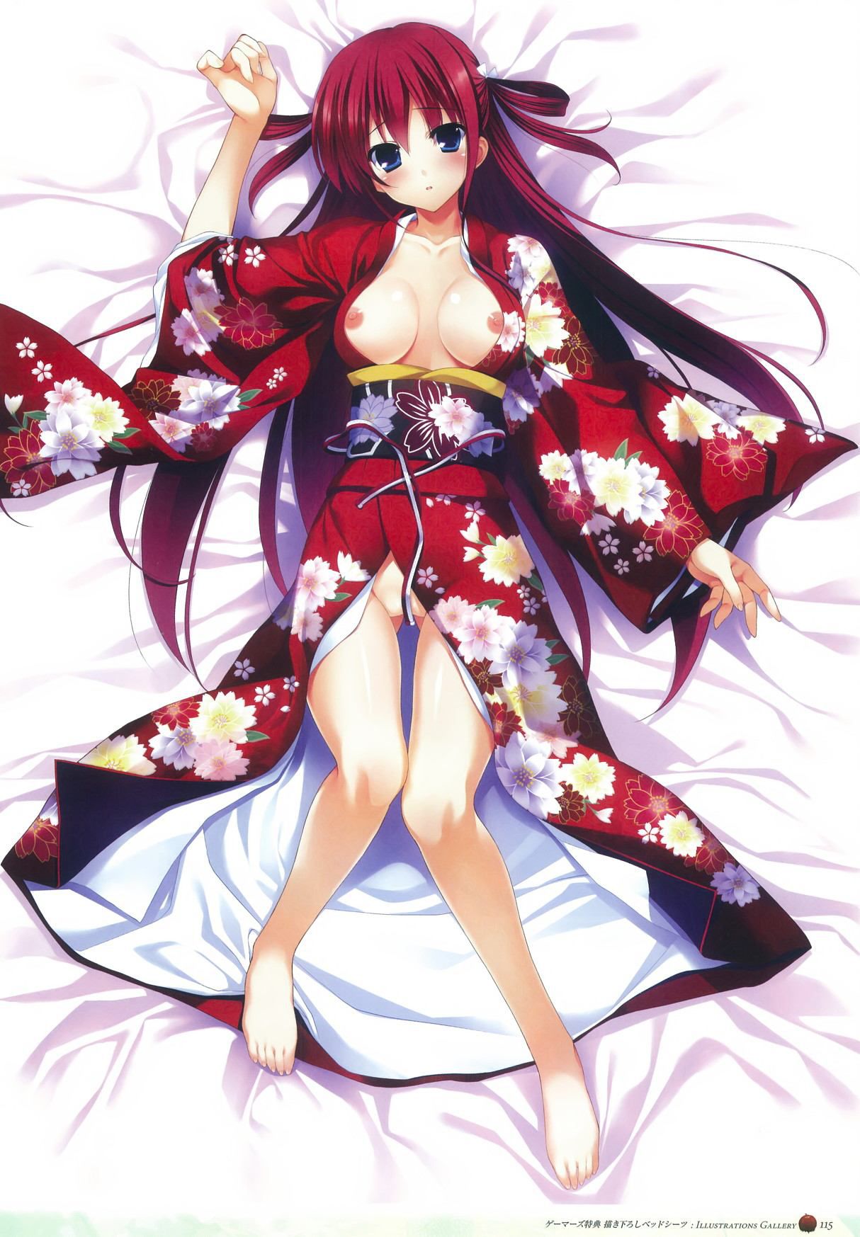 How about a secondary erotic image of kimono and yukata which seems to be able to be in Okazu? 34