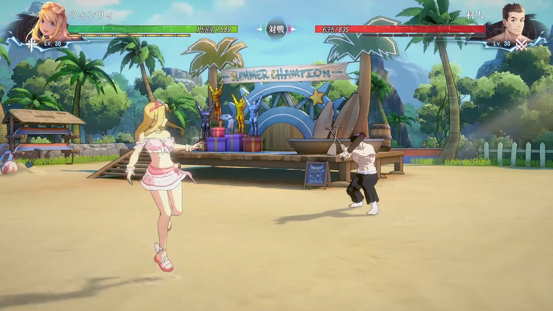 Winry and Hawkeye's erotic swimsuit outfit at the "Fullmetal Alchemist MOBILE" swimsuit event! 7