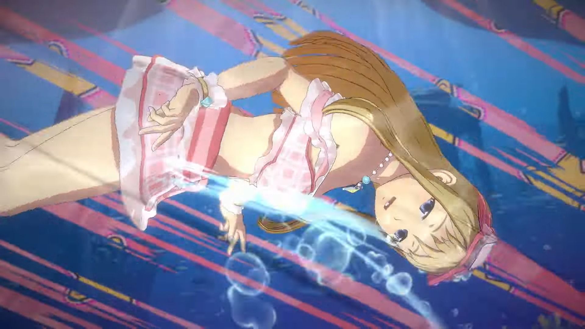 Winry and Hawkeye's erotic swimsuit outfit at the "Fullmetal Alchemist MOBILE" swimsuit event! 8