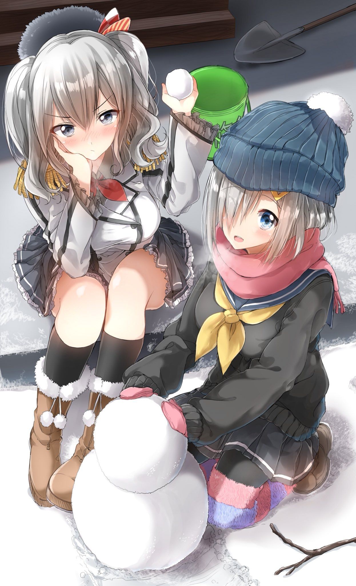 【二次・ZIP】冬なので雪だるまと美少女の画像まとめ 22