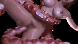 3d hottie with big natural tits fucked by octopus 2