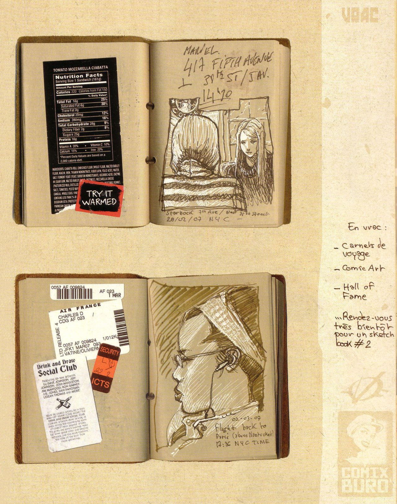 [Olivier Vatine]Comix Buro - Sketchbook - 03[French][Artbook] 45