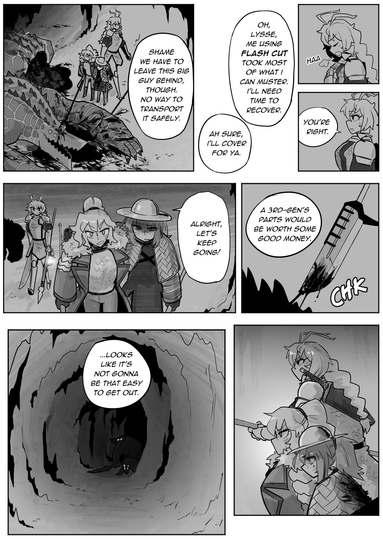 [Tenk] Risk Hunters: ch0 [-RERELEASE VERSION-] (English) 34