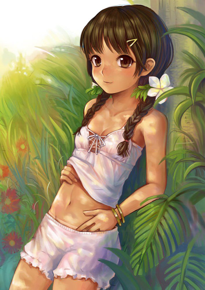 【 Rainbow 】 Cute girl cute navel image please! 44