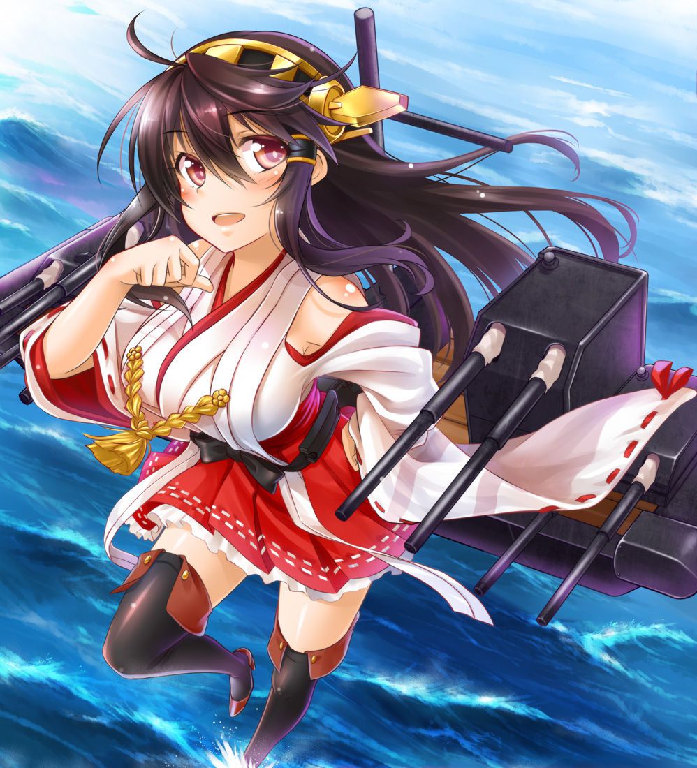 【Armada Kokushōn】 Secondary erotic image that makes Haruna and Hamehame dense H want to do 18