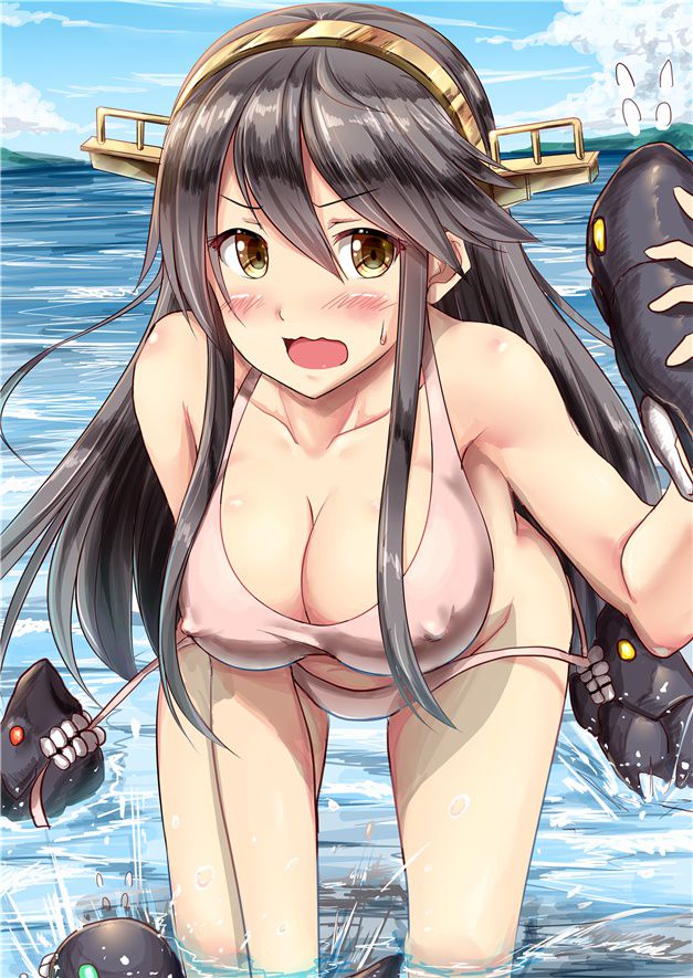 【Armada Kokushōn】 Secondary erotic image that makes Haruna and Hamehame dense H want to do 19