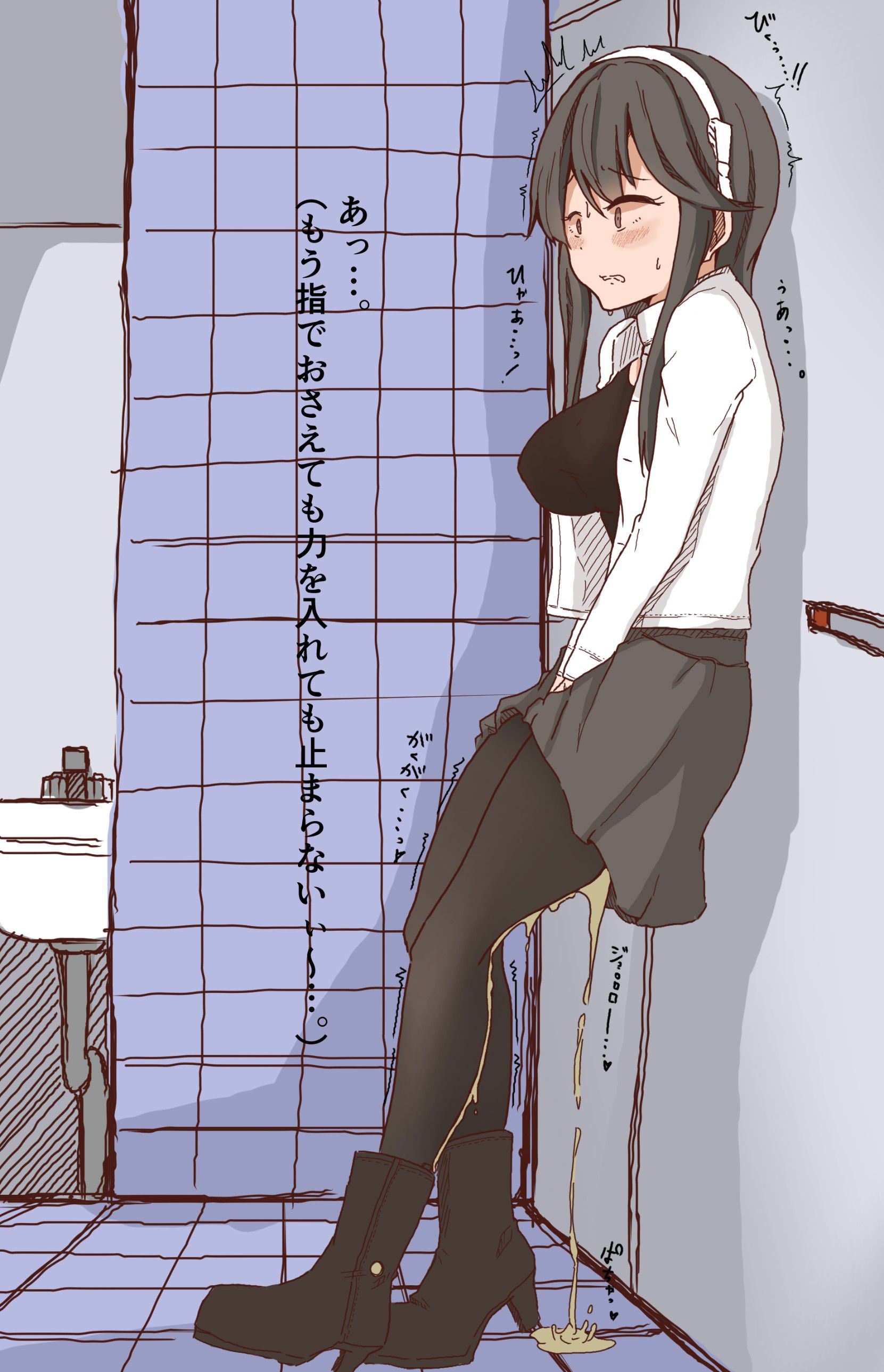 【Armada Kokushōn】 Secondary erotic image that makes Haruna and Hamehame dense H want to do 8