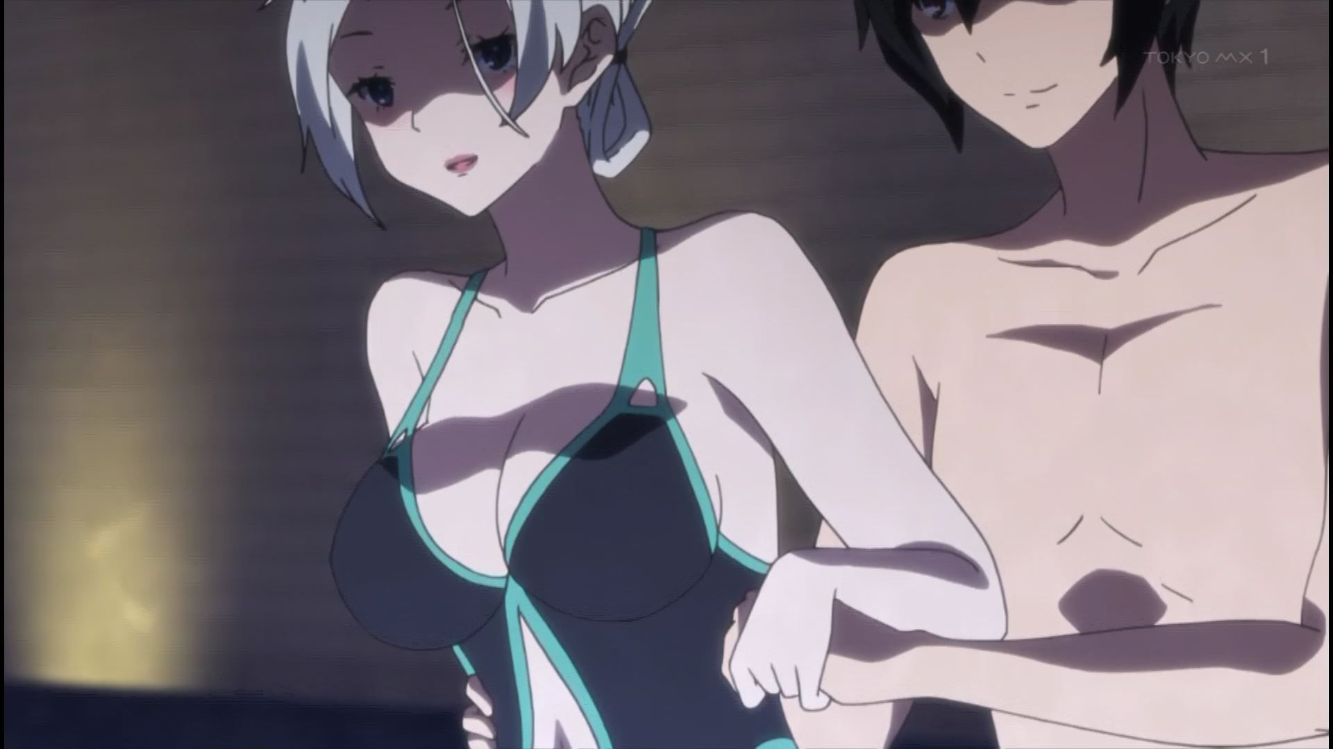 Anime [conception] 8 story Swimsuit cloudy liquid erotic scene and Estrus Girl and 3p child making! 12