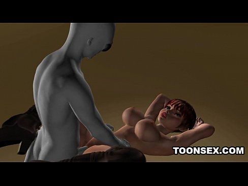 Busty Short Haired 3D Babe Gets Fucked by an Alien - 5 min HD 16