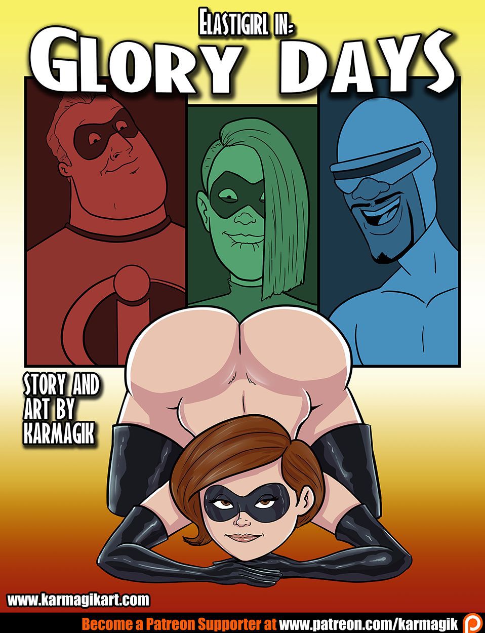 [karmagik] Elastigirl in Glory Days (The Incredibles) 1
