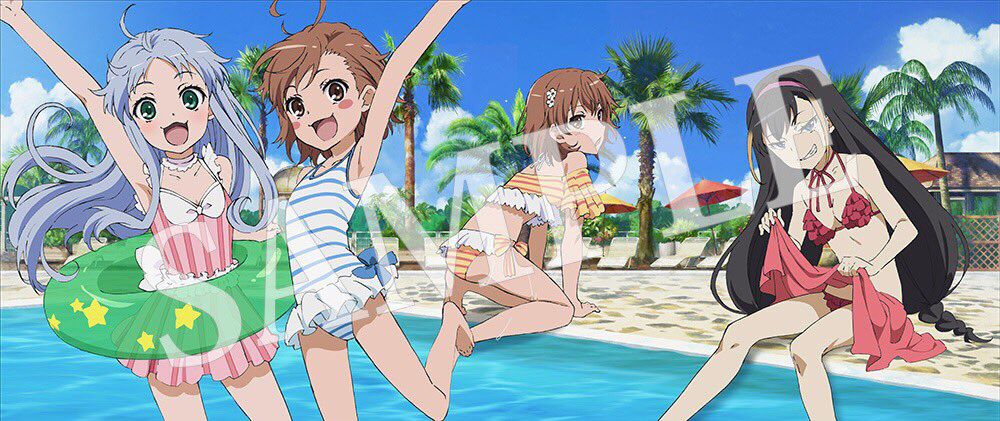 Anime [to Aru Majutsu no index] three-stage BD/DVD store benefits erotic illustrations erotic nude and swimsuit 11