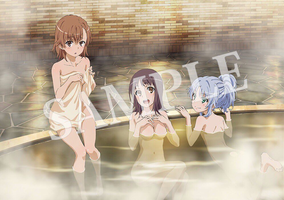 Anime [to Aru Majutsu no index] three-stage BD/DVD store benefits erotic illustrations erotic nude and swimsuit 2