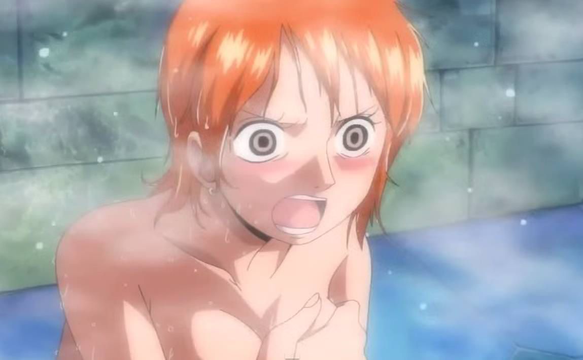 【 image 】 One piece The fact that the sperm of the boys of the world was squeezed by this Nami's bathing scene wwwwwww 2
