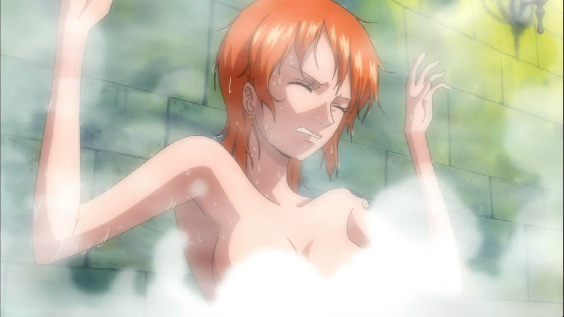 【 image 】 One piece The fact that the sperm of the boys of the world was squeezed by this Nami's bathing scene wwwwwww 3