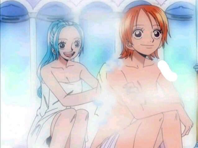 【 image 】 One piece The fact that the sperm of the boys of the world was squeezed by this Nami's bathing scene wwwwwww 5