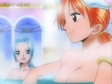 【 image 】 One piece The fact that the sperm of the boys of the world was squeezed by this Nami's bathing scene wwwwwww 6