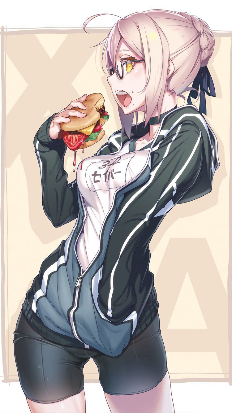 Secondary: The second image of a cute girl who is eating food. 11 [Non-erotic] 26