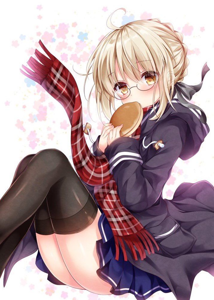 Secondary: The second image of a cute girl who is eating food. 11 [Non-erotic] 27