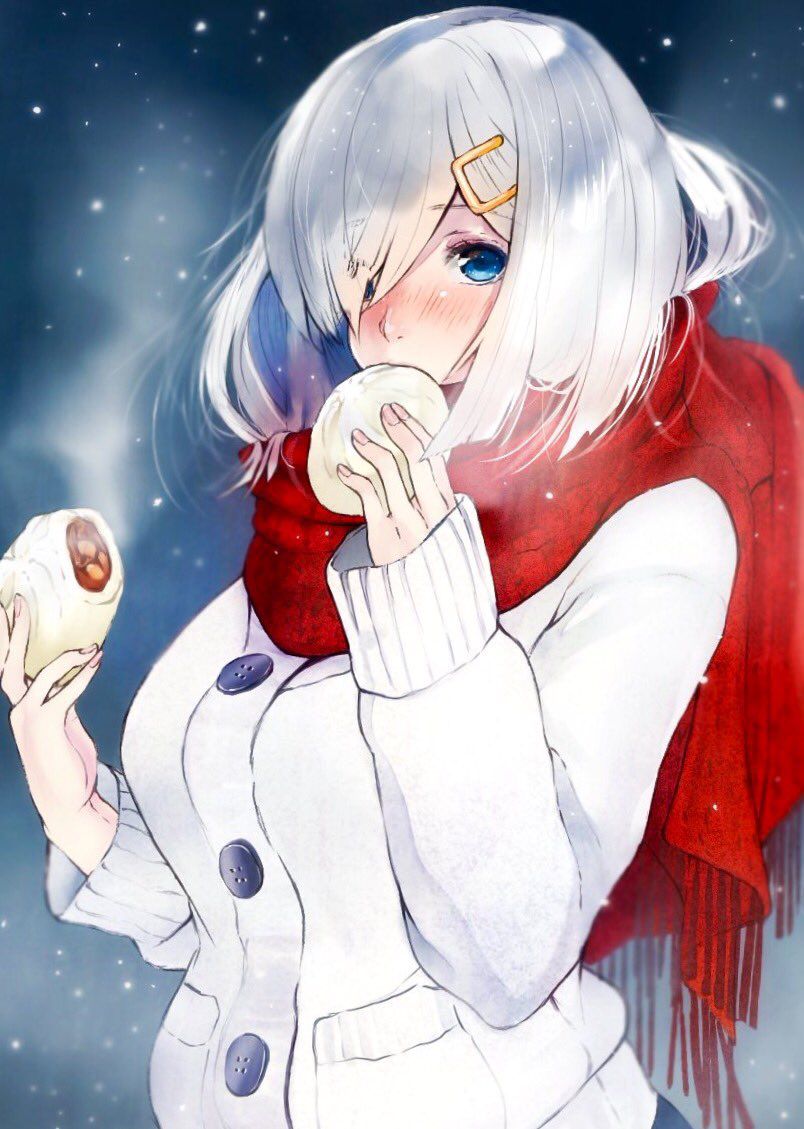 Secondary: The second image of a cute girl who is eating food. 11 [Non-erotic] 31