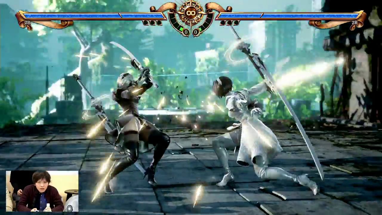 [Nier automata] of [Soul Calibur 6] reproduction of the skirt of 2b of the collaboration is torn and fully exposed 15