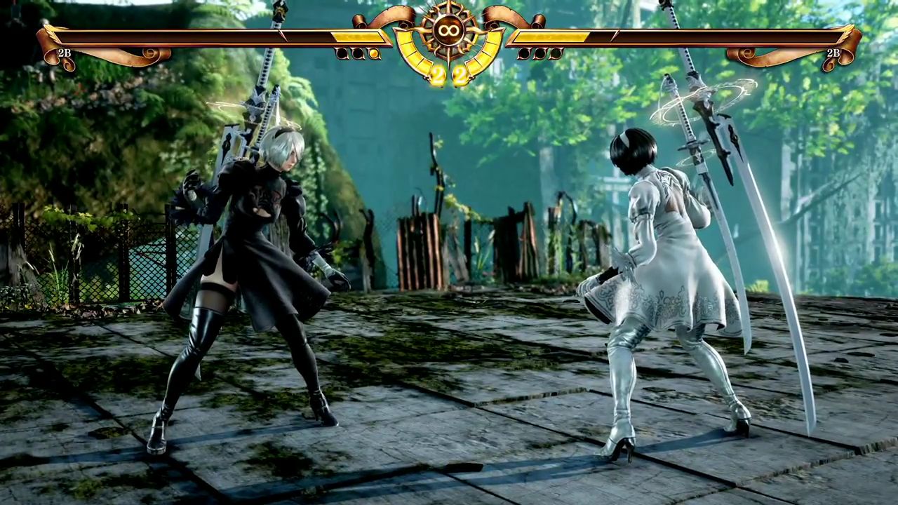 [Nier automata] of [Soul Calibur 6] reproduction of the skirt of 2b of the collaboration is torn and fully exposed 20