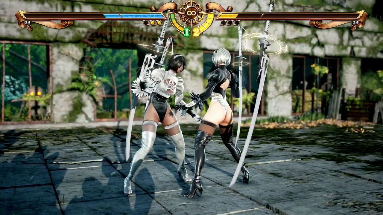 [Nier automata] of [Soul Calibur 6] reproduction of the skirt of 2b of the collaboration is torn and fully exposed 30