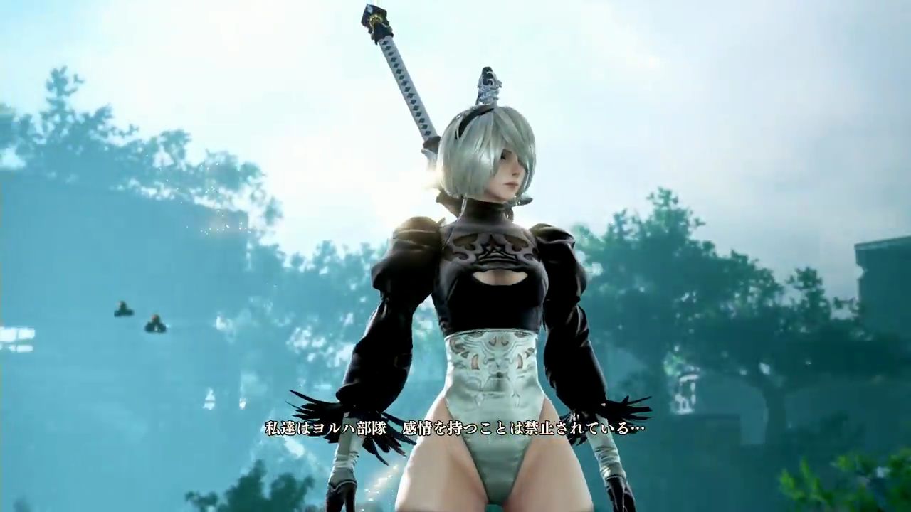 [Nier automata] of [Soul Calibur 6] reproduction of the skirt of 2b of the collaboration is torn and fully exposed 33