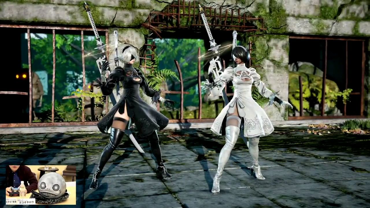 [Nier automata] of [Soul Calibur 6] reproduction of the skirt of 2b of the collaboration is torn and fully exposed 5