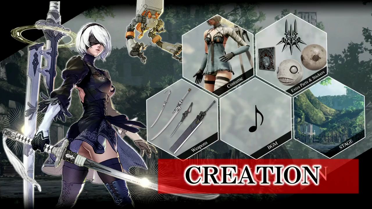 [Nier automata] of [Soul Calibur 6] reproduction of the skirt of 2b of the collaboration is torn and fully exposed 6