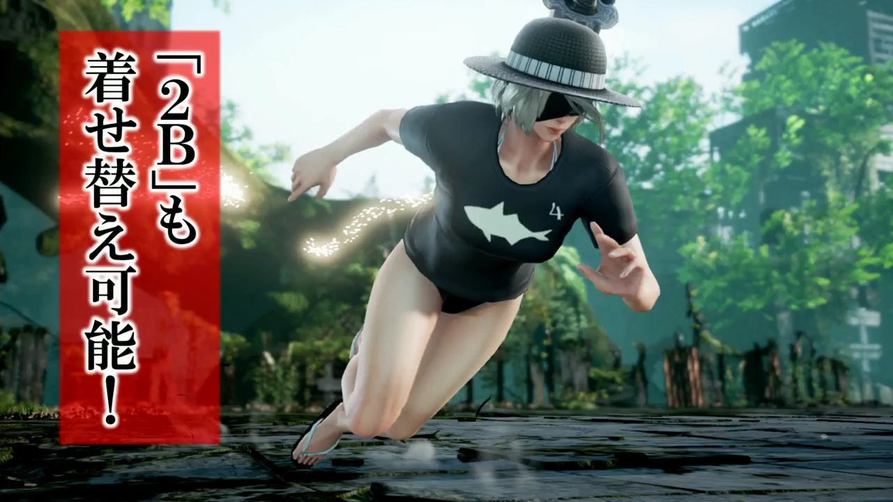 [Nier automata] of [Soul Calibur 6] reproduction of the skirt of 2b of the collaboration is torn and fully exposed 7