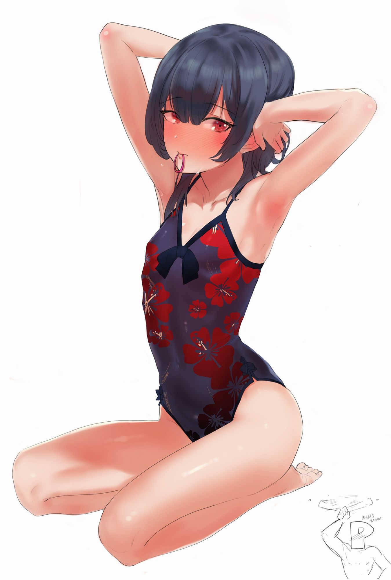 Beautiful girl picture of a casual one-piece swimsuit [secondary/ZIP] 23