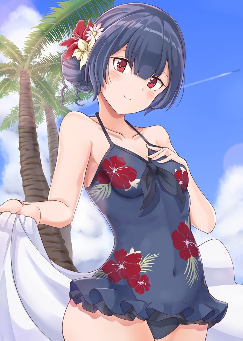 Beautiful girl picture of a casual one-piece swimsuit [secondary/ZIP] 24