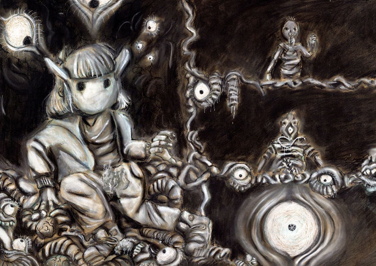 (Finished) Bunny Fables - Little Sophia Escaping World (or Alice in Eldtrich-Land) - Lennybunny 13