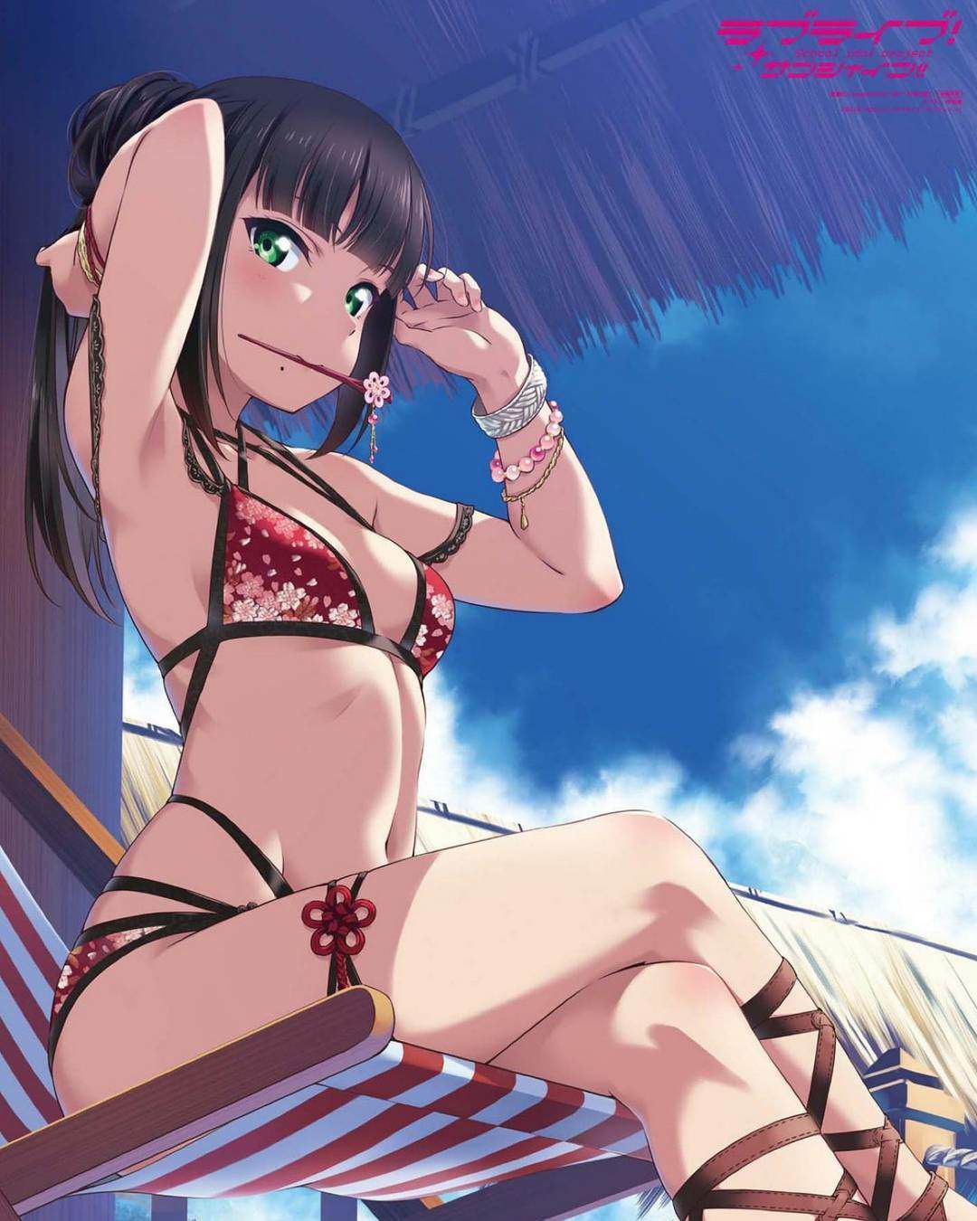 [God image] [Love live!] Erotic 目通ri Official swimsuit illustration wwwwwwww that has been also in the blunder] 1