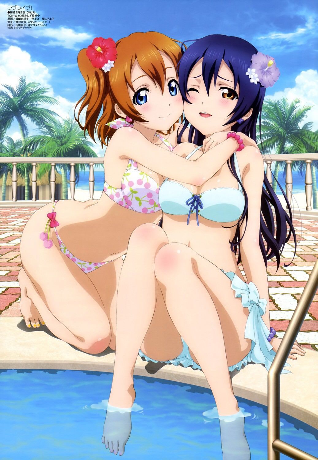 [God image] [Love live!] Erotic 目通ri Official swimsuit illustration wwwwwwww that has been also in the blunder] 16