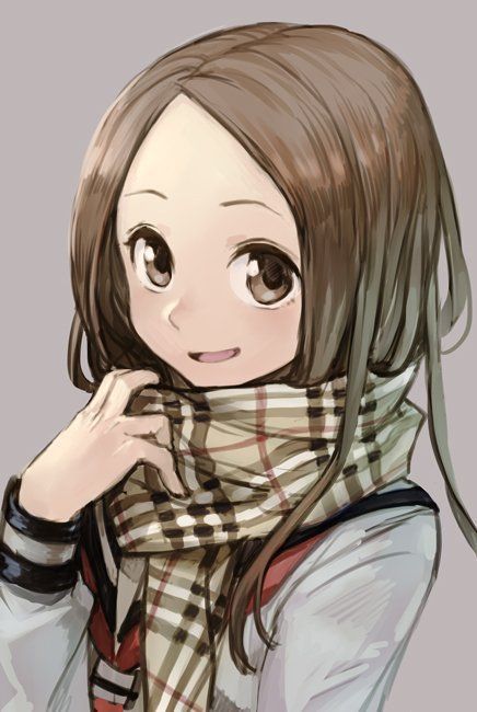 [Second ZIP] beautiful girl image of the hair is moff with a muffler called plain and Mahmoko 28