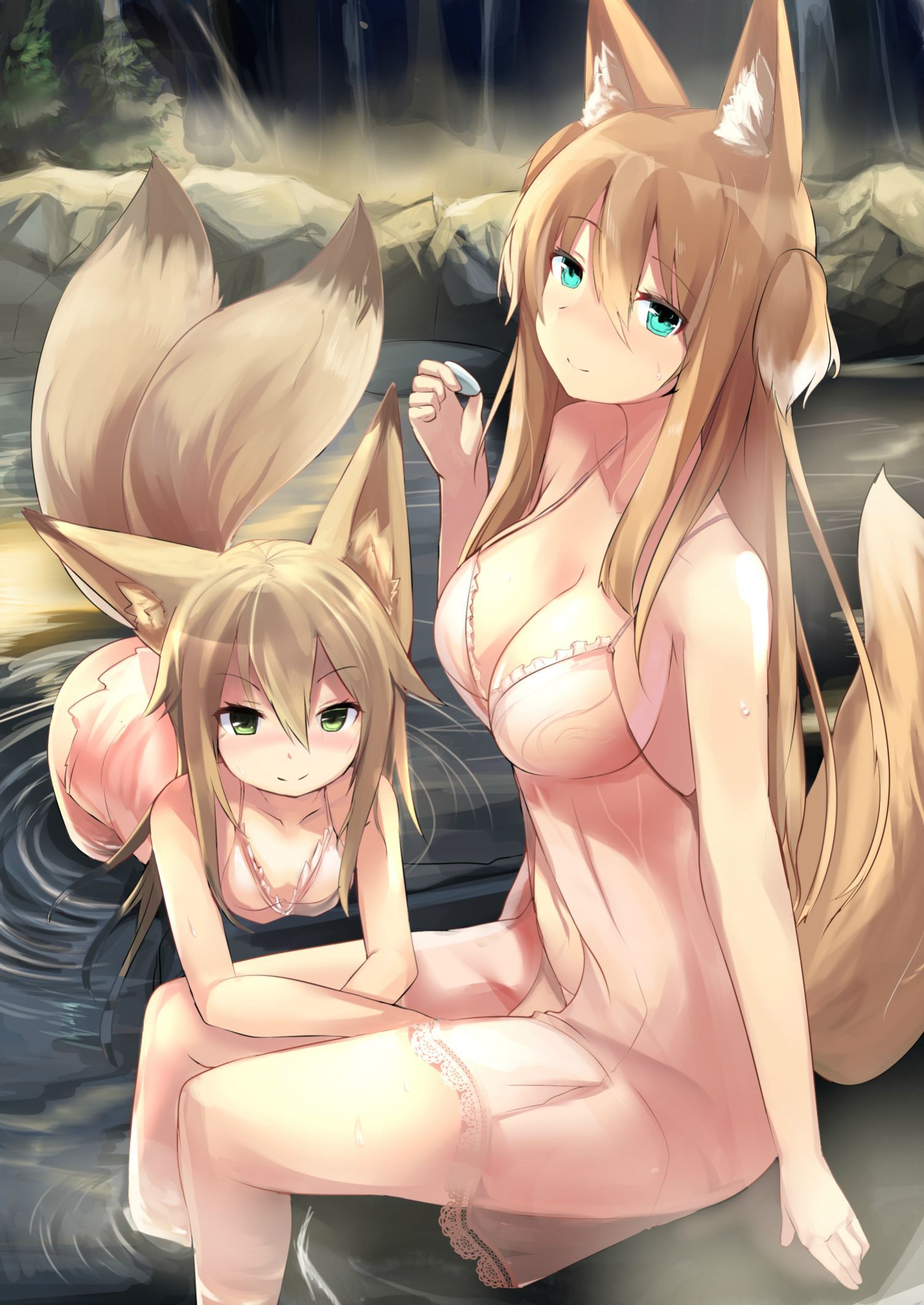 Erotic images of two-dimensional pretty ponpon in a bath or hot spring. vol.31 38