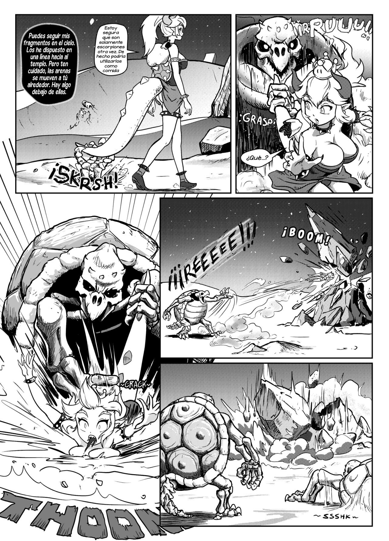 [Pencils] Bowsette comic (Mario Bros.) [Spanish] by Arkoniusx 12
