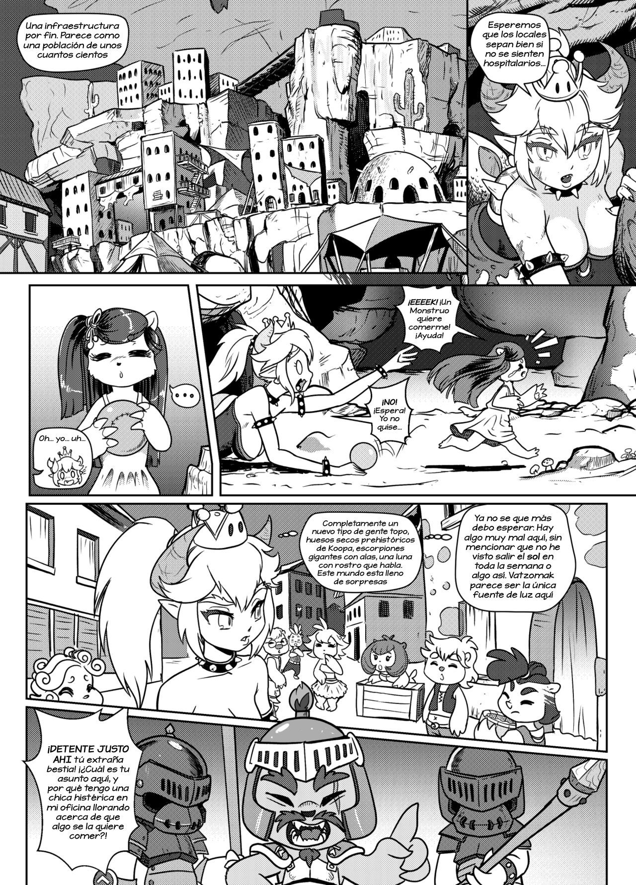 [Pencils] Bowsette comic (Mario Bros.) [Spanish] by Arkoniusx 15