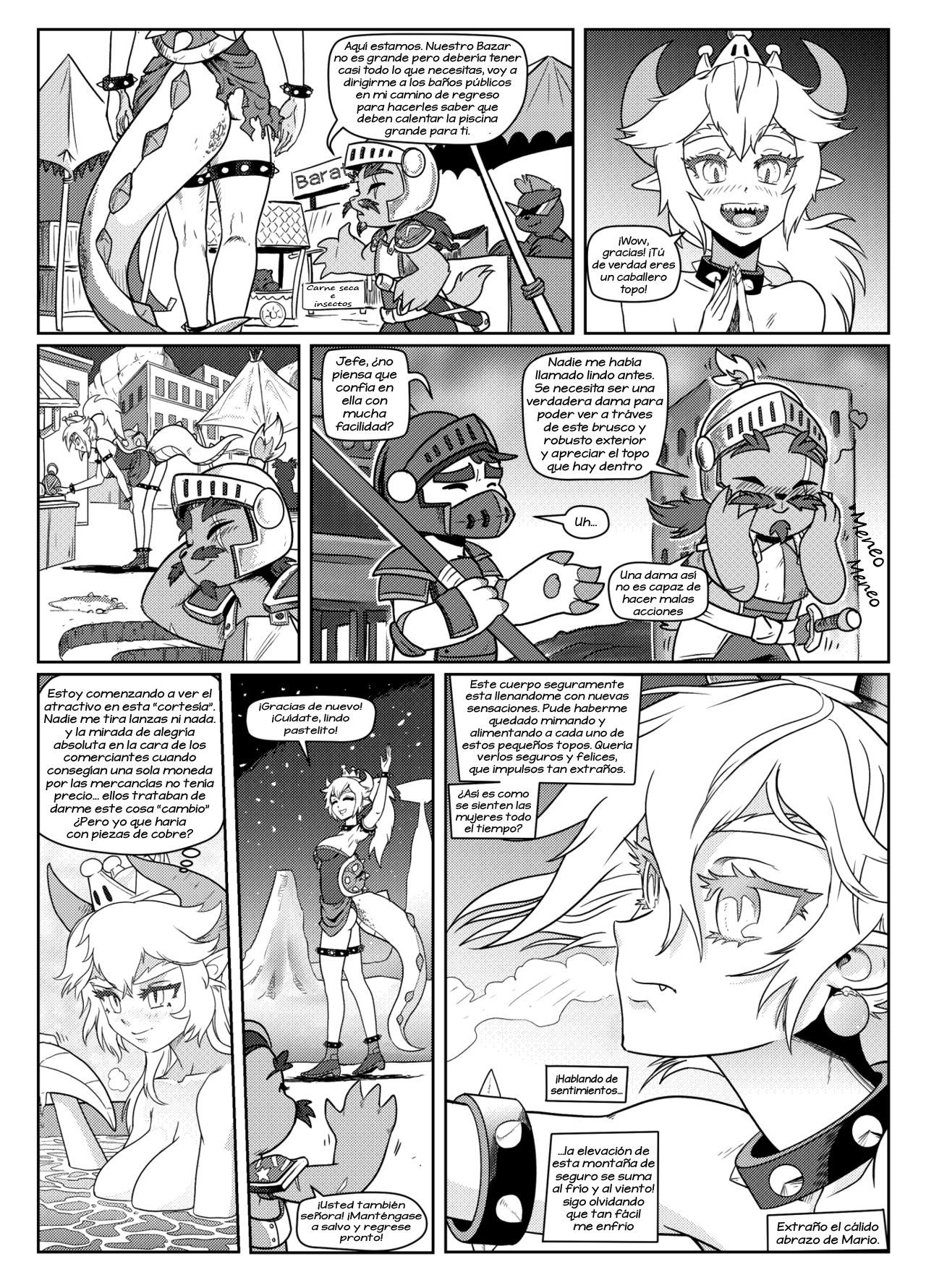[Pencils] Bowsette comic (Mario Bros.) [Spanish] by Arkoniusx 17