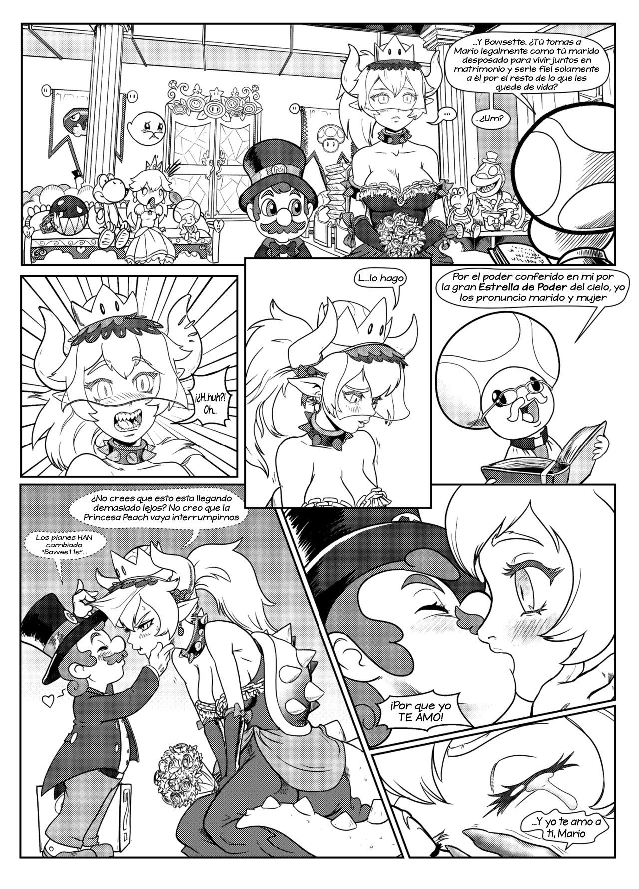 [Pencils] Bowsette comic (Mario Bros.) [Spanish] by Arkoniusx 2