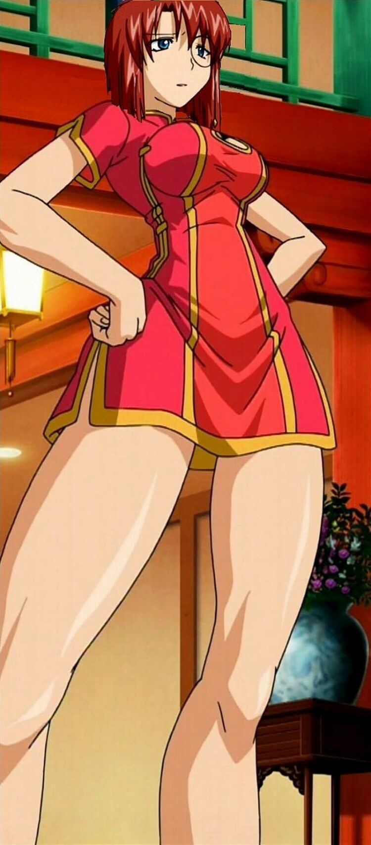 Erotic Moe Image Part 8 from the slit of China dress seems to hate the thighs 20